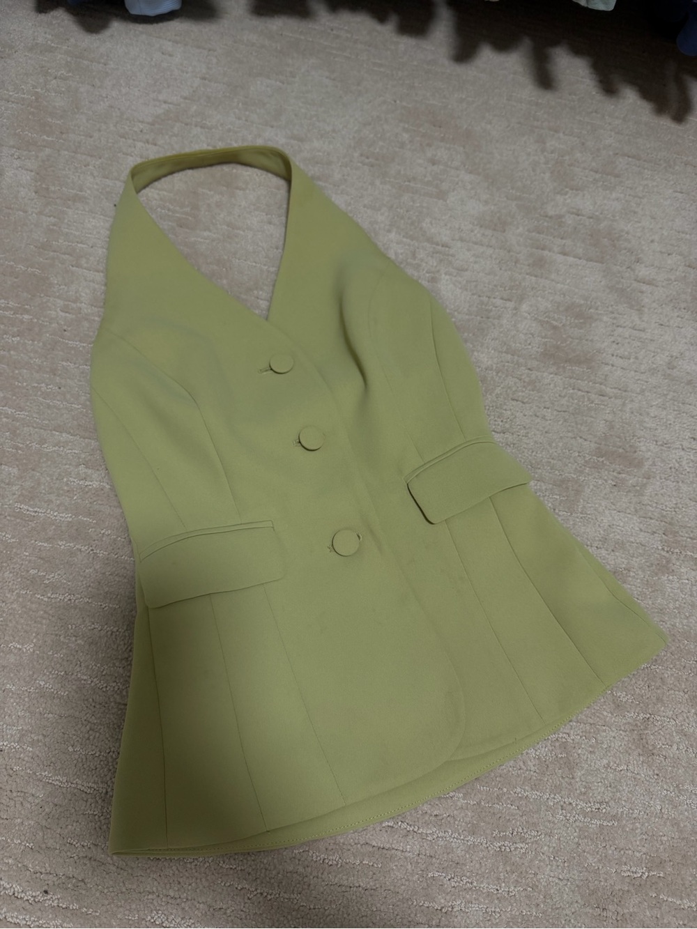 Clark Crepe Halter Neck Coordinating Vest